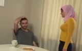 Jilbab ngentot kena crot di muka